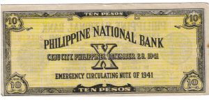 Banknote from Philippines