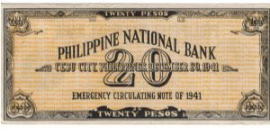 Banknote from Philippines