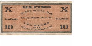 Banknote from Philippines