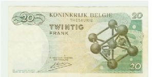 Banknote from Belgium