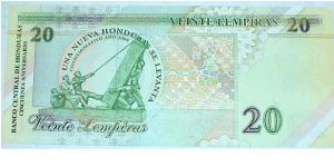 Banknote from Honduras