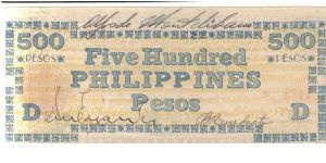 Banknote from Philippines