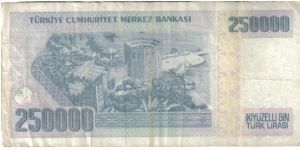 Banknote from Turkey