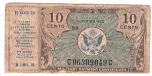 series 472 Us Military Payment Script Banknote