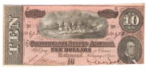 UNC Confederate cut from a sheet i have the match that it was cut from

#10493
Hand Signed and Numbered Banknote