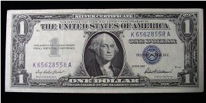 US 1 Dollar Silver Certificate 1957 Banknote