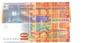 Banknote from Switzerland