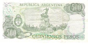 Banknote from Argentina