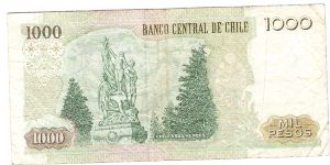 Banknote from Chile