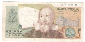 2000 Lire Banknote