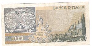 Banknote from Italy