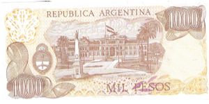 Banknote from Argentina