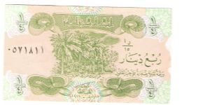 1/4 dinar old Iraq





For trade or sale Banknote