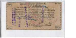 Banknote from Philippines
