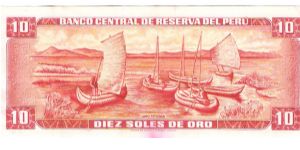 Banknote from Peru