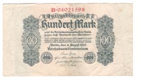 Weimar republic Banknote