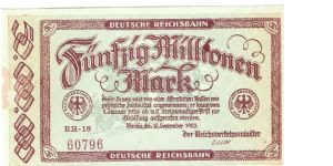 german Reich Bond for the railroad



Not currency sciptology the Art of finance Banknote