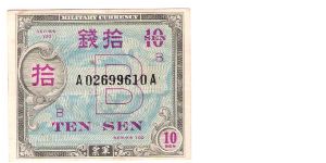 Alied Military currency Banknote