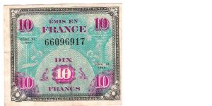 Alied military currency Banknote