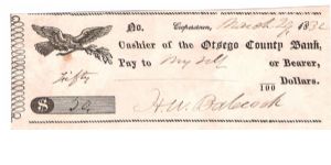 old check usa Banknote