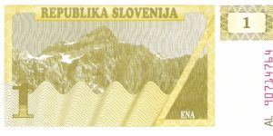 Banknote from Slovenia