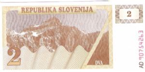 Banknote from Slovenia