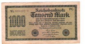 Star note germany Banknote