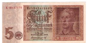 5 reichmark Banknote