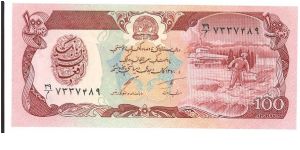 100 Afghanis

P58 Banknote