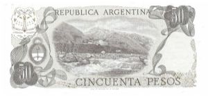 Banknote from Argentina