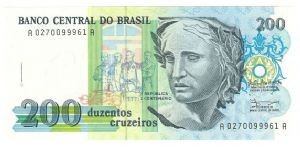 200 Cruzeiros

P229 Banknote