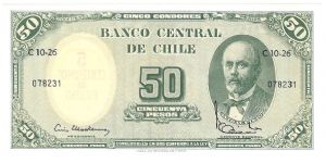 5 Centesimos on 50 Pesos

P126B Banknote