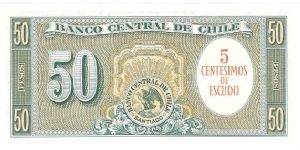 Banknote from Chile