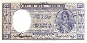 5 Pesos = 1/2 Condor

P119 Banknote