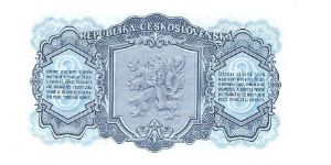 Banknote from Czech Republic