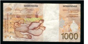 Banknote from Belgium