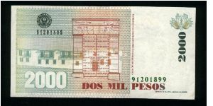 Banknote from Colombia