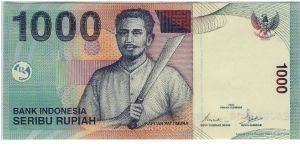 Indonesia 2000 Rp1000 Banknote