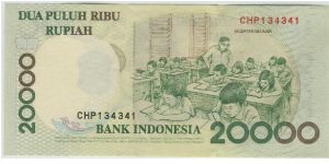 Banknote from Indonesia