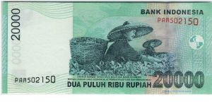 Banknote from Indonesia