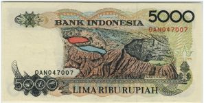 Banknote from Indonesia