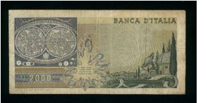 Banknote from Italy