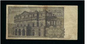 Banknote from Italy