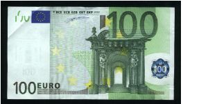100 Euro.

Serial -S- prefix (Italy)

Baroque and Rococo architecture represented on face and back.

Pick #5s Banknote