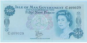 50 Pence. QE II. Banknote