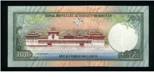 Banknote from Bhutan