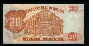 Banknote from Bolivia