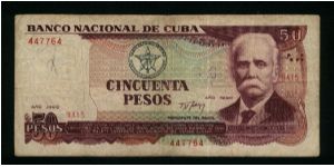 50 Pesos.

C. Garcia Iniguez at right, arms at center on face; Center of Gentic Engineering and Biotechnology at left center on back.

Pick #111 Banknote