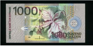 Banknote from Suriname