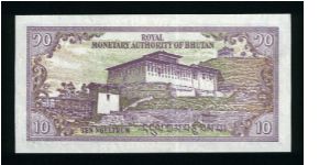 Banknote from Bhutan